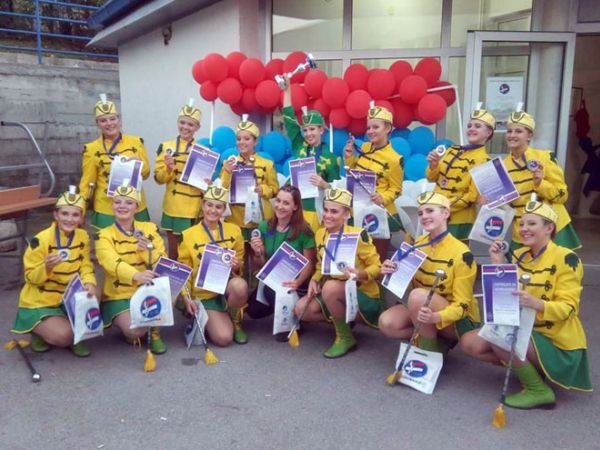 Mažoretkinje osvojile zlatnu i brončanu medalju na Europskom prvenstvu Mažoretkinje osvojile zlatnu i brončanu medalju na Europskom prvenstvu